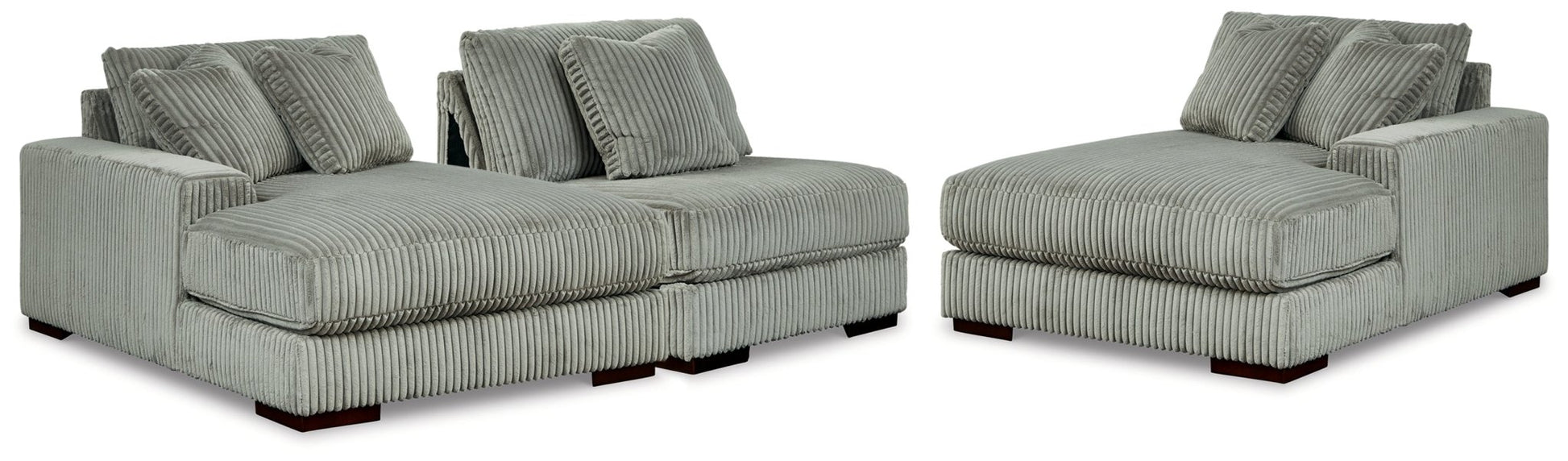 AshleyLindyn 3 - Piece Sectional with Double Chaise