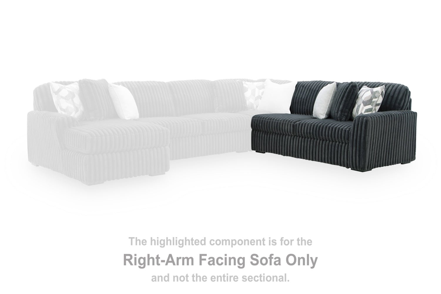 AshleyMidnight - Madness 2 - Piece Sectional Sofa Chaise