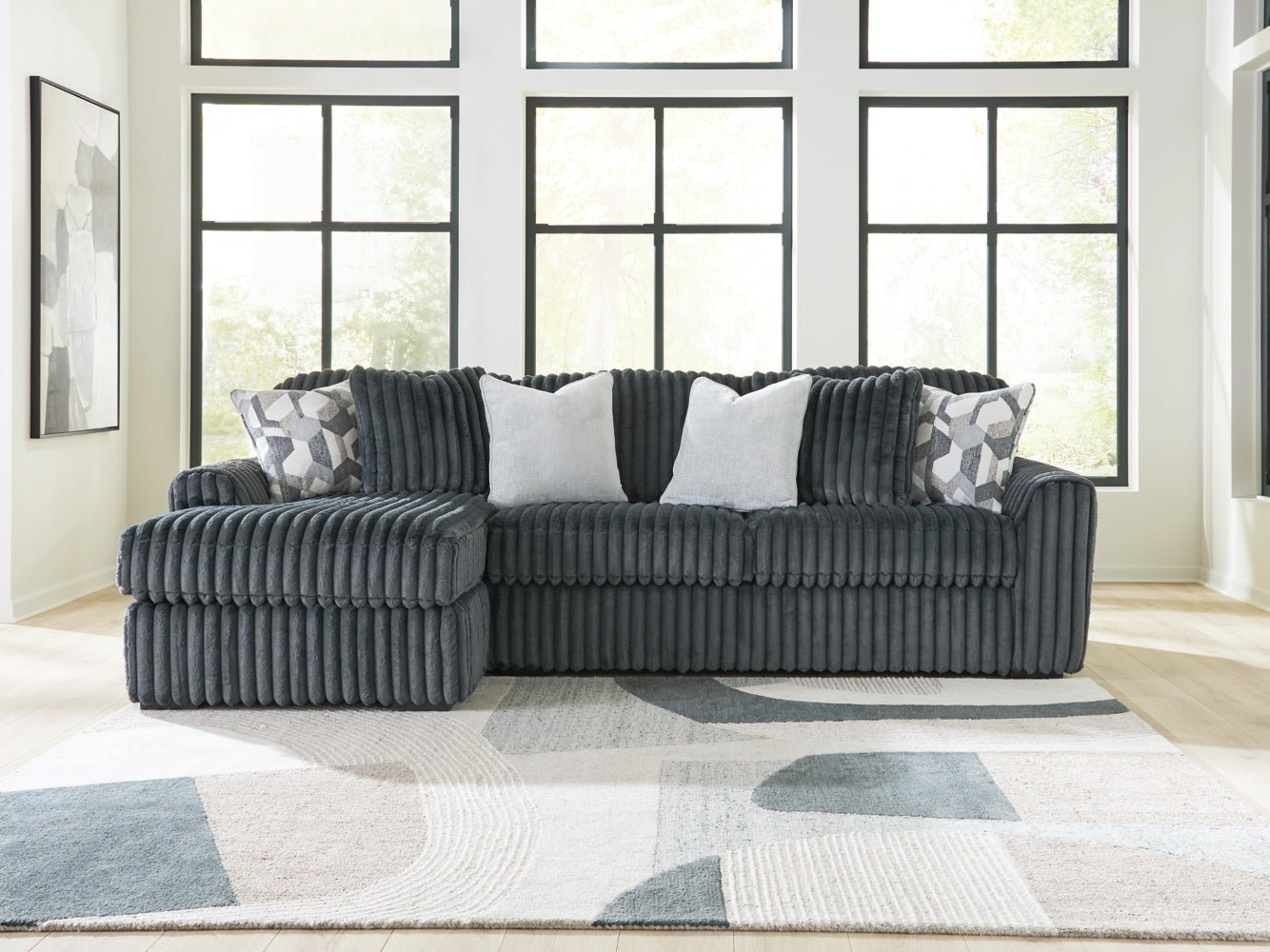 AshleyMidnight - Madness 2 - Piece Sectional Sofa Chaise