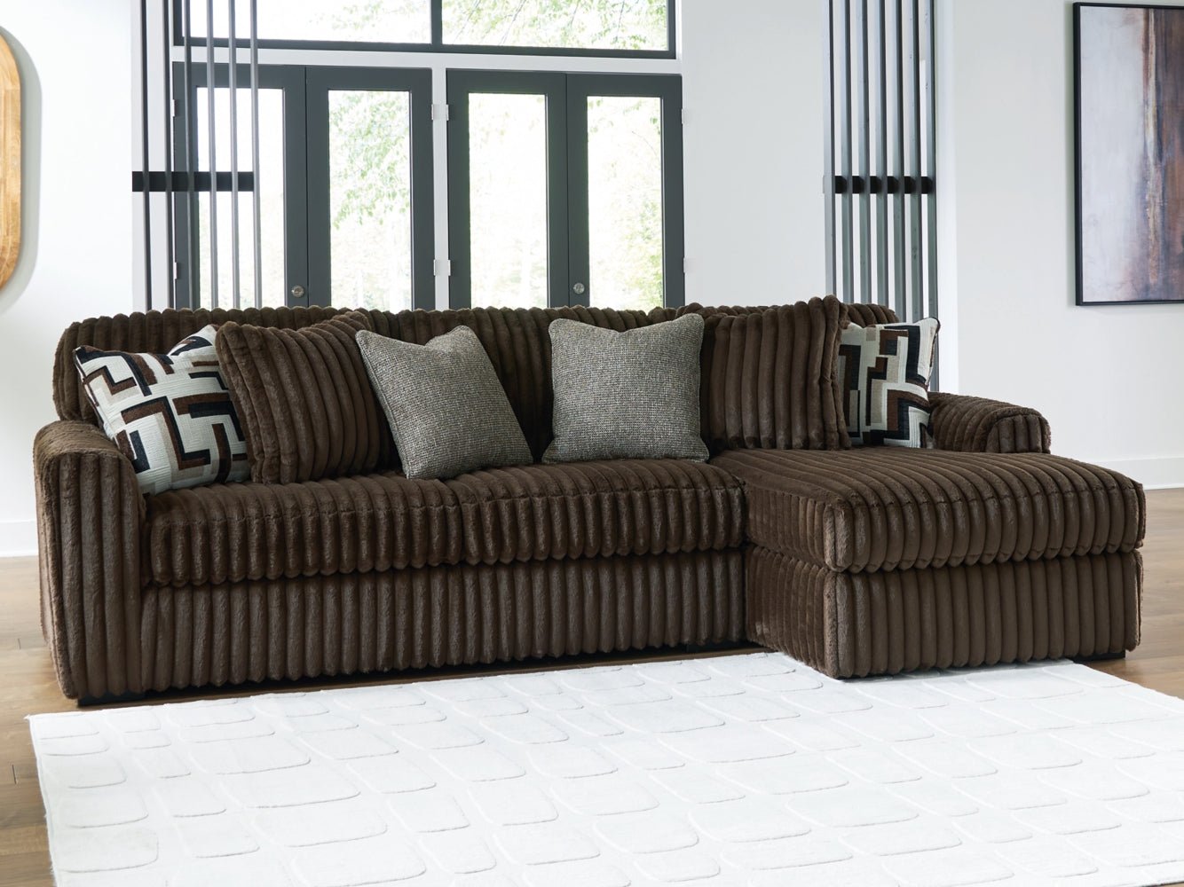 AshleyMidnight - Madness 2 - Piece Sectional Sofa with Chaise