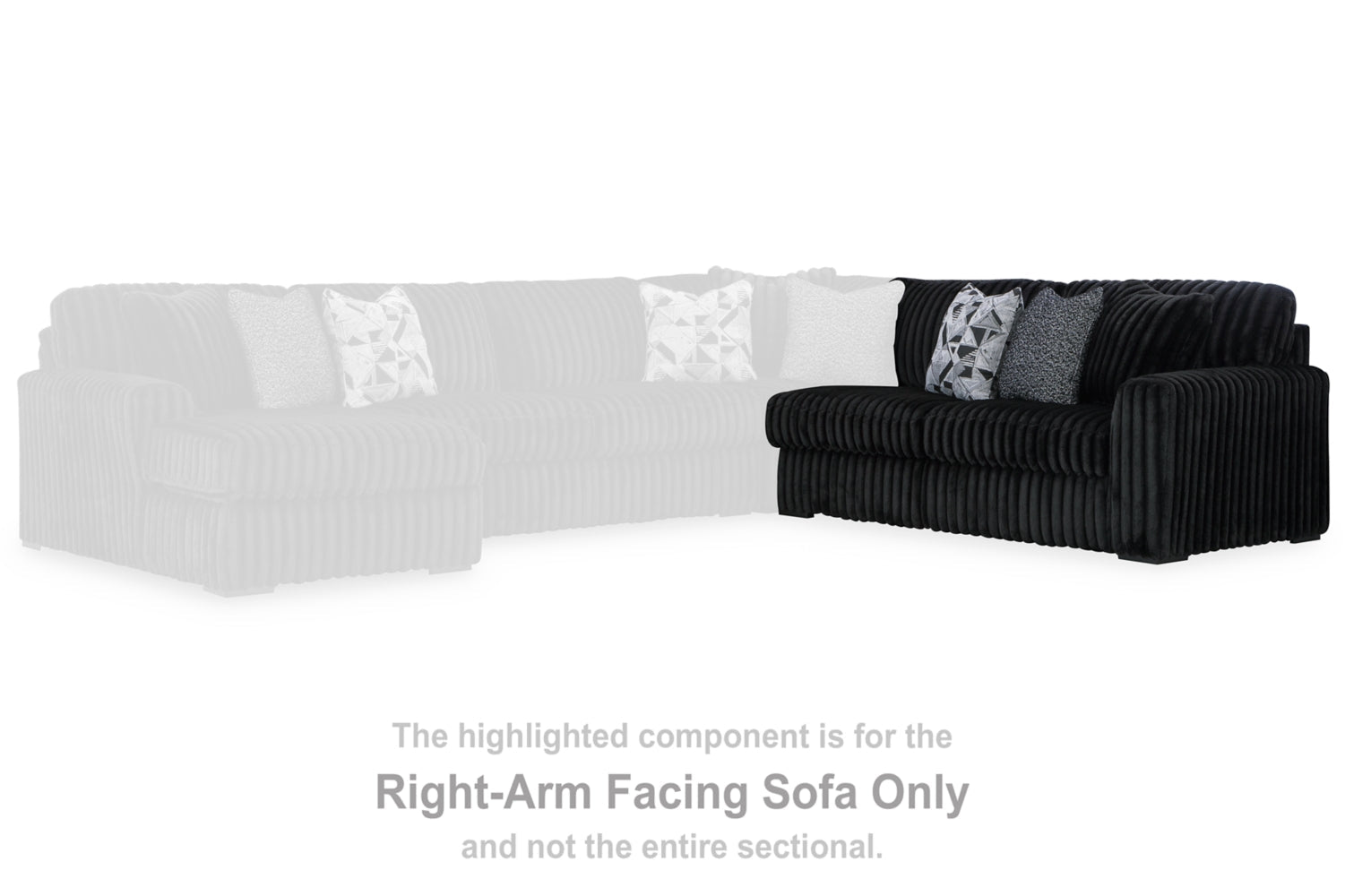 AshleyMidnight - Madness 2 - Piece Sectional Sofa with Chaise