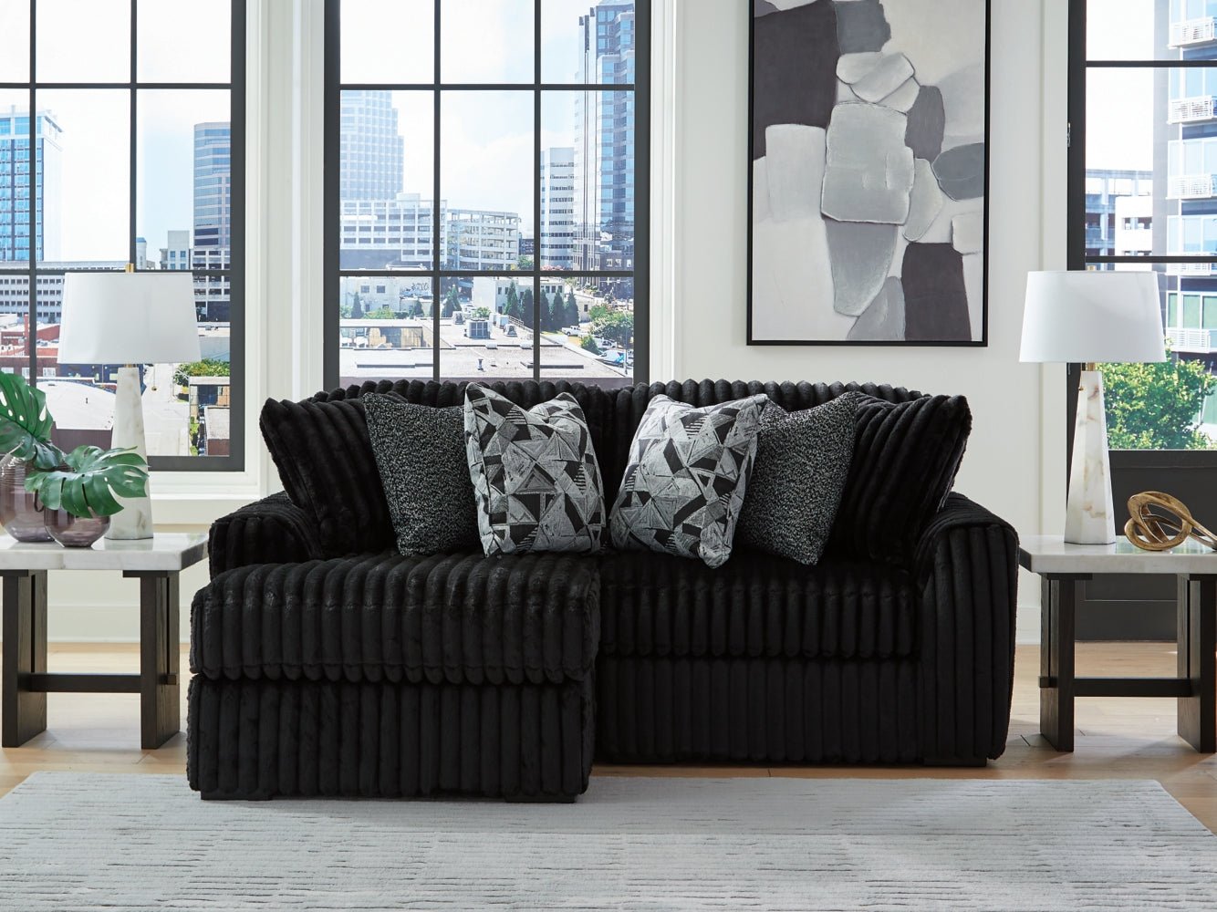 AshleyMidnight - Madness 2 - Piece Sectional with Chaise