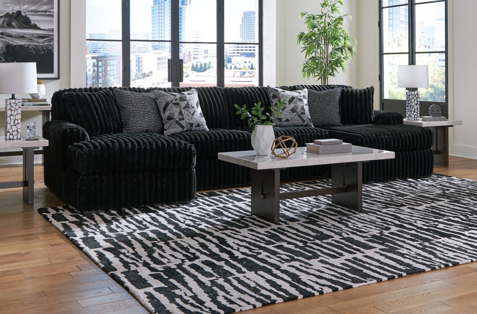 AshleyMidnight - Madness 3 - Piece Sectional with Chaise