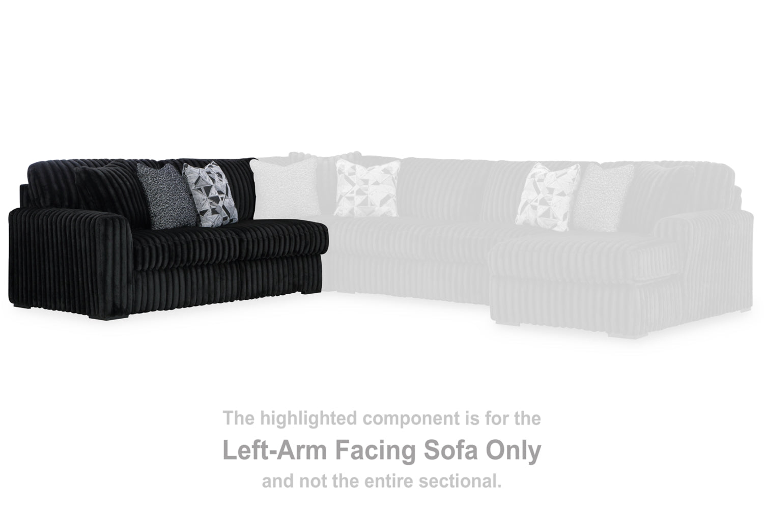 AshleyMidnight - Madness 3 - Piece Sectional with Chaise