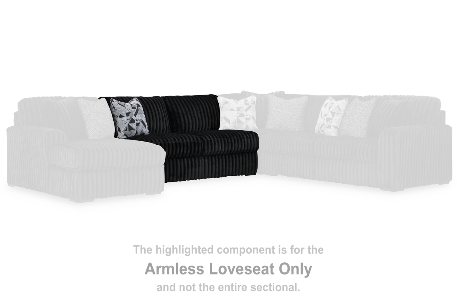 AshleyMidnight - Madness 4 - Piece Sectional with Chaise