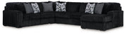 AshleyMidnight - Madness 4 - Piece Sectional with Chaise