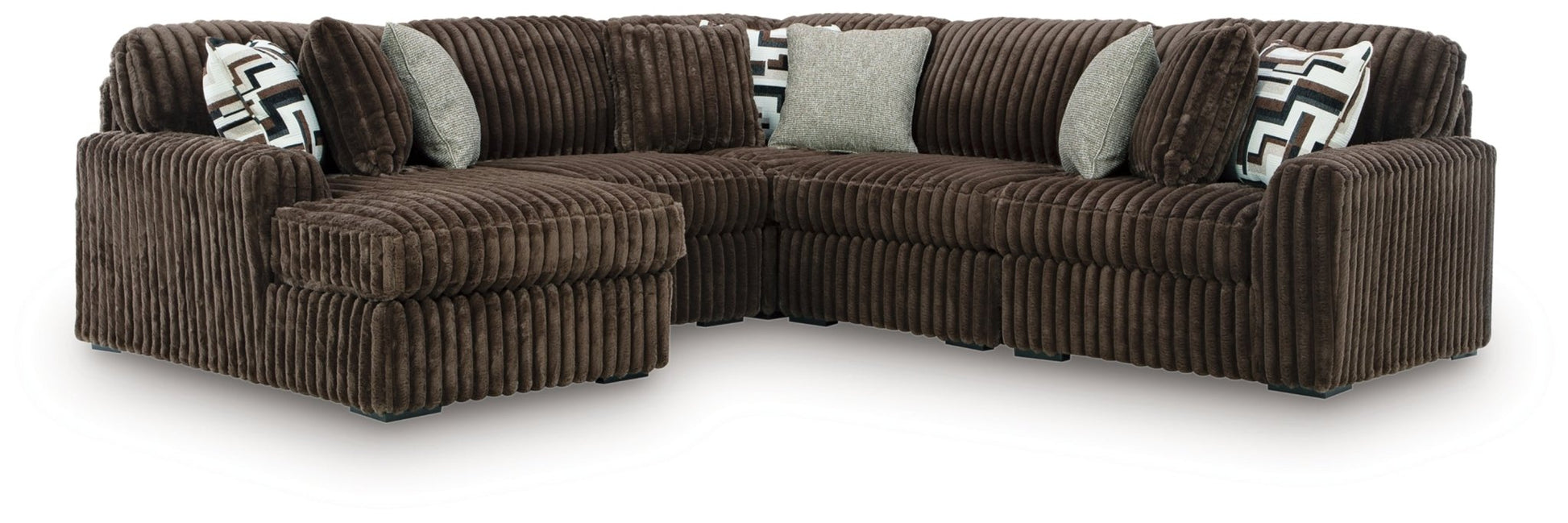 AshleyMidnight - Madness 5 - Piece Sectional with Chaise