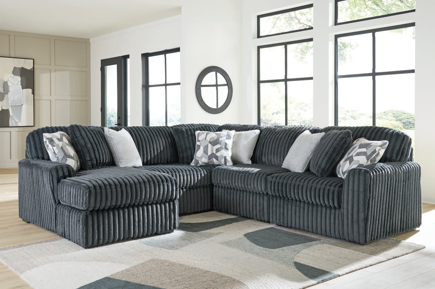 AshleyMidnight - Madness 5 - Piece Sectional with Chaise