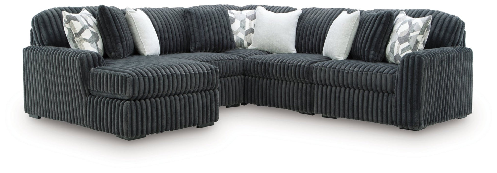 AshleyMidnight - Madness 5 - Piece Sectional with Chaise