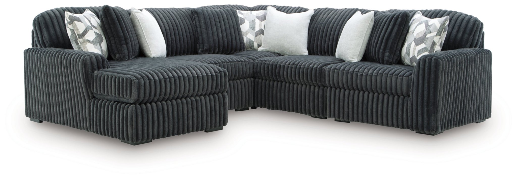AshleyMidnight - Madness 5 - Piece Sectional with Chaise