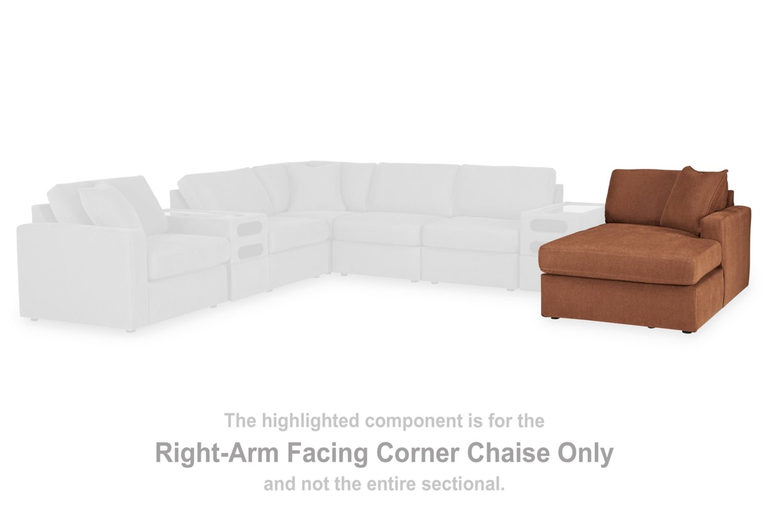 AshleyModmax 5 Piece Sectional with Audio Console
