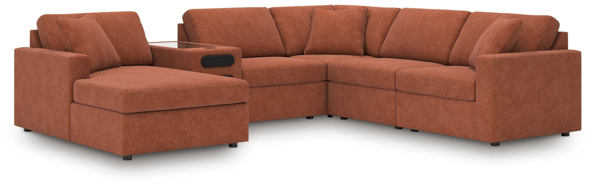 AshleyModmax 6 - Piece Sectional with Audio System and Chaise
