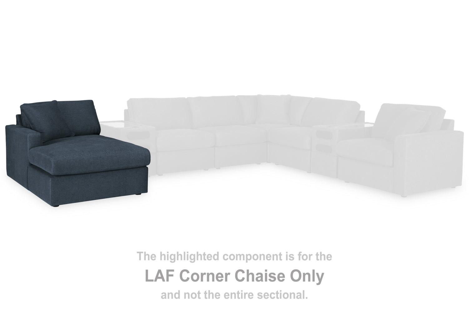 AshleyModmax 6 - Piece Sectional with Audio System and Chaise