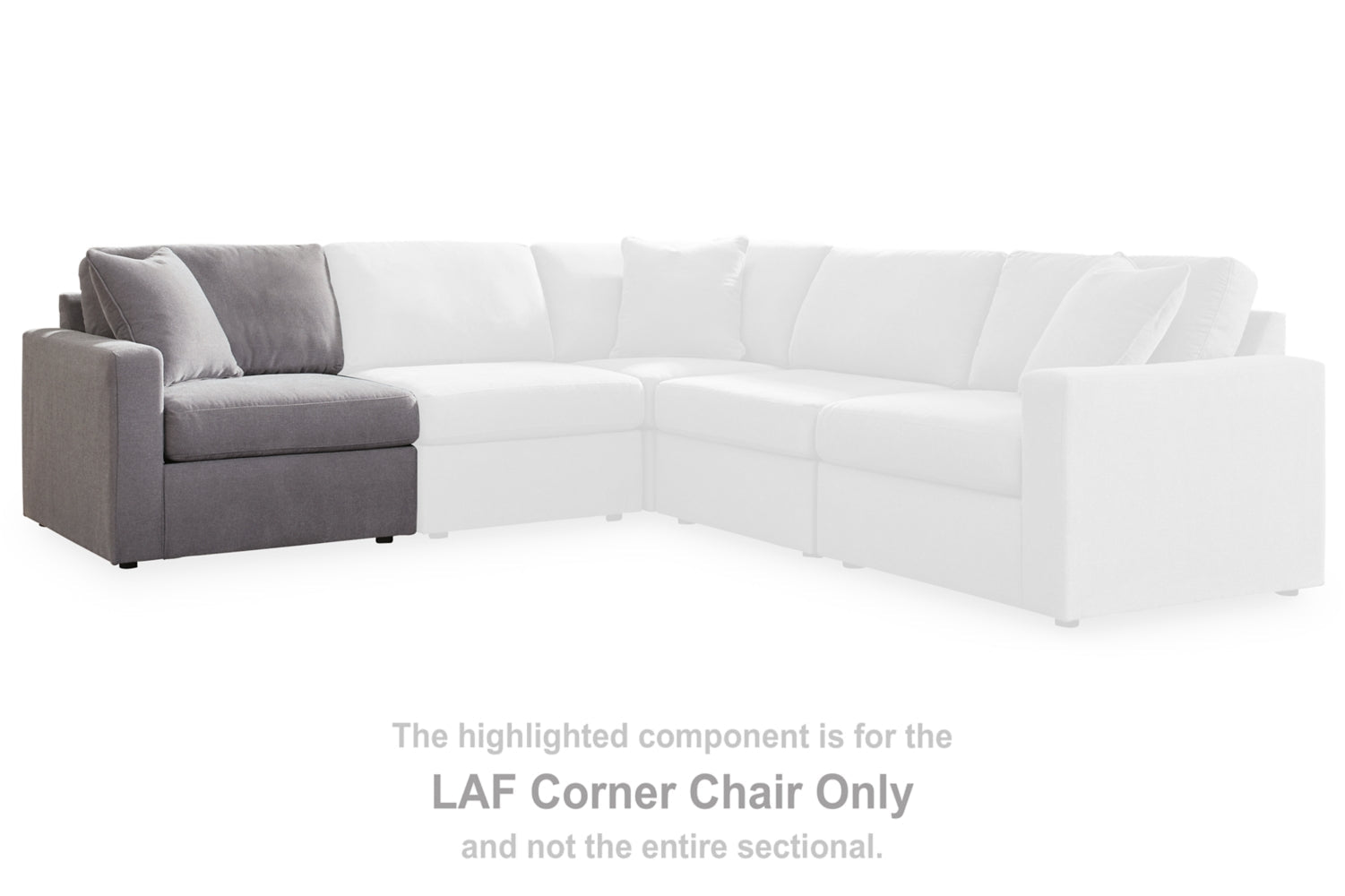 AshleyModmax 6 - Piece Sectional with Audio System and Chaise