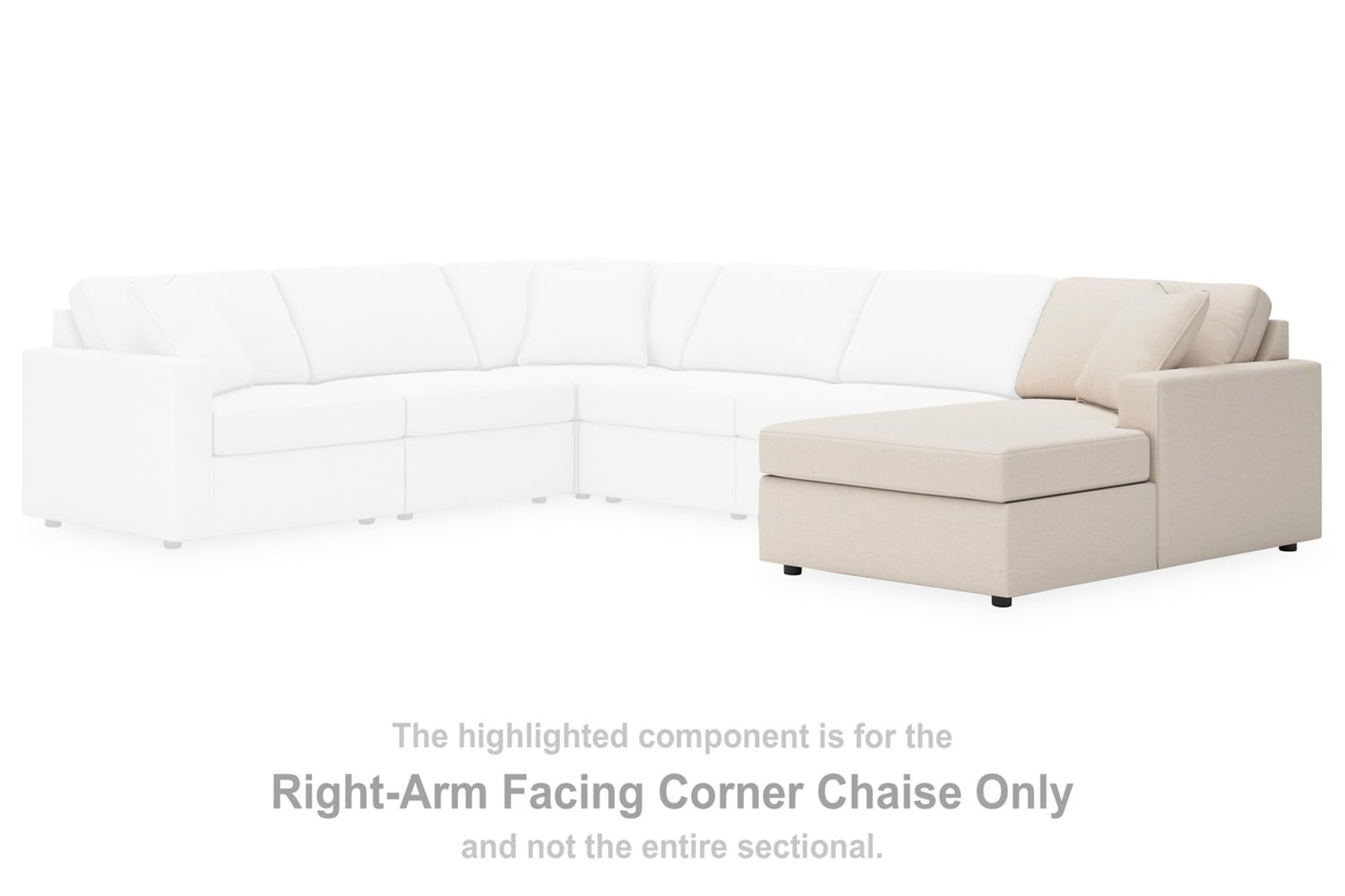 AshleyModmax 6 - Piece Sectional with Chaise