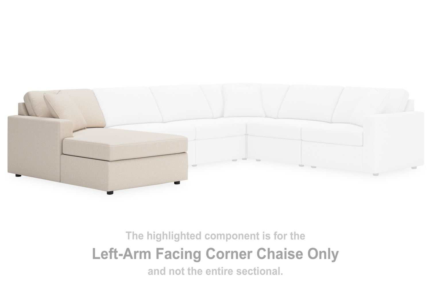 AshleyModmax 6 - Piece Sectional with Chaise