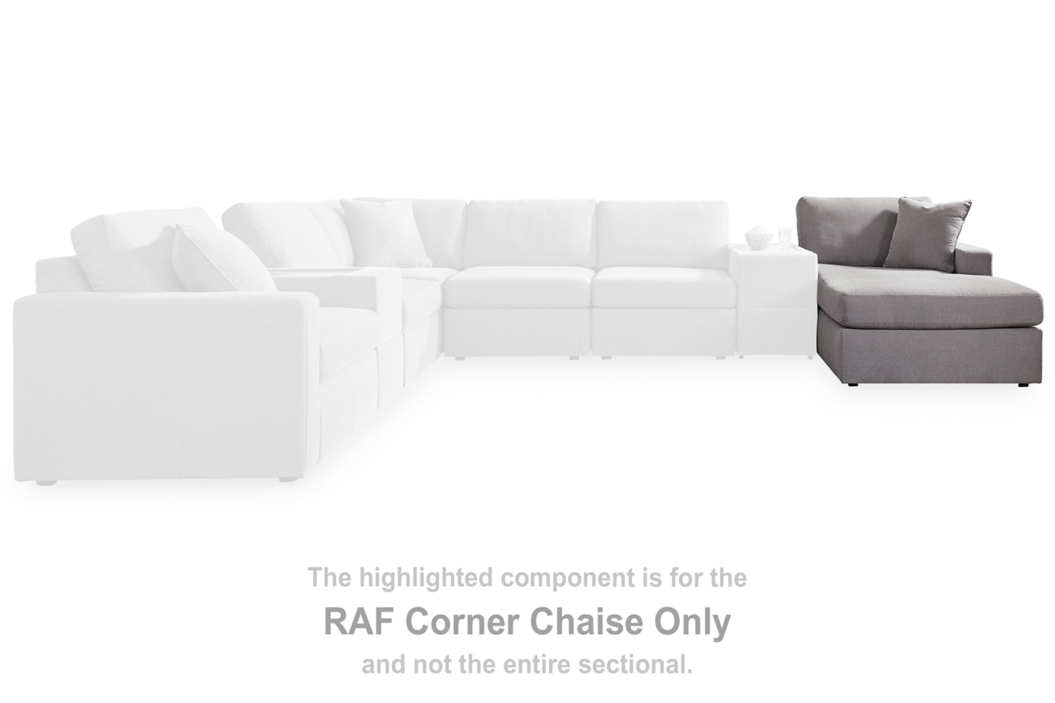 AshleyModmax 6 - Piece Sectional with Chaise