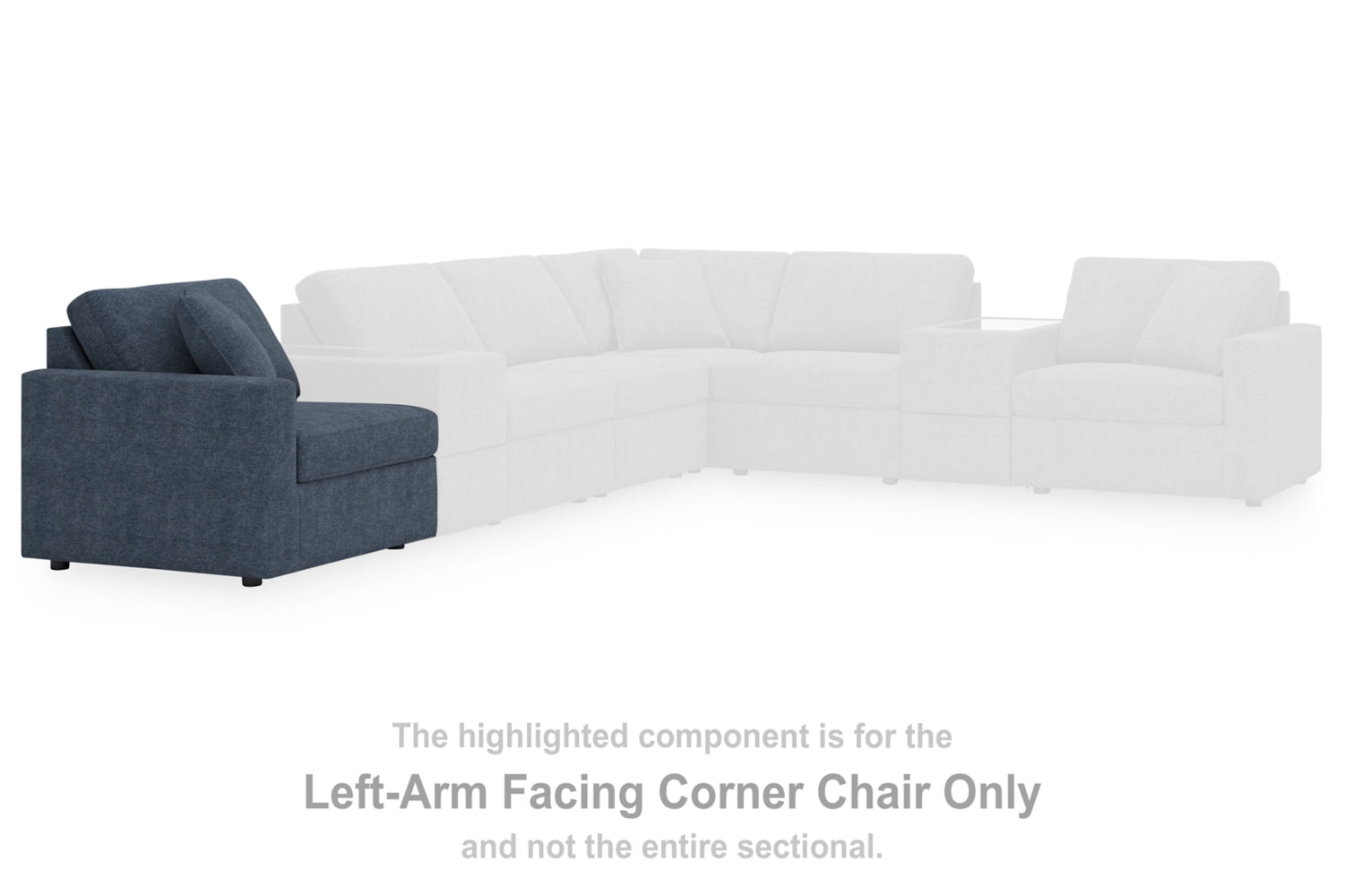 AshleyModmax 7 - Piece Balanced Sectional with Audio and Storage Consoles