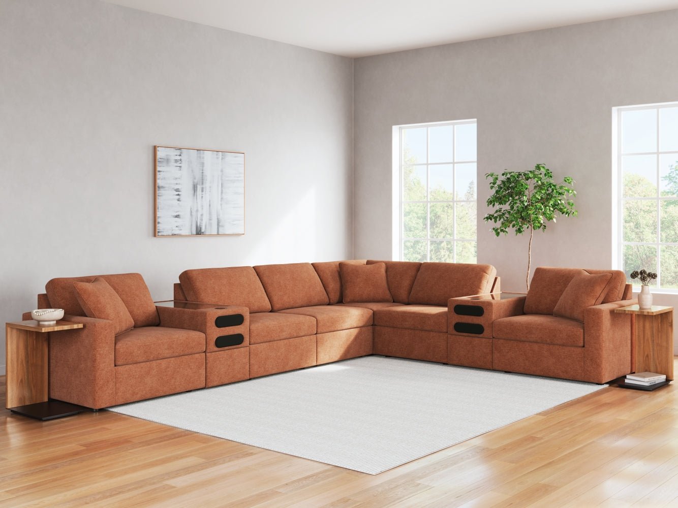 AshleyModmax 8 - Piece Sectional