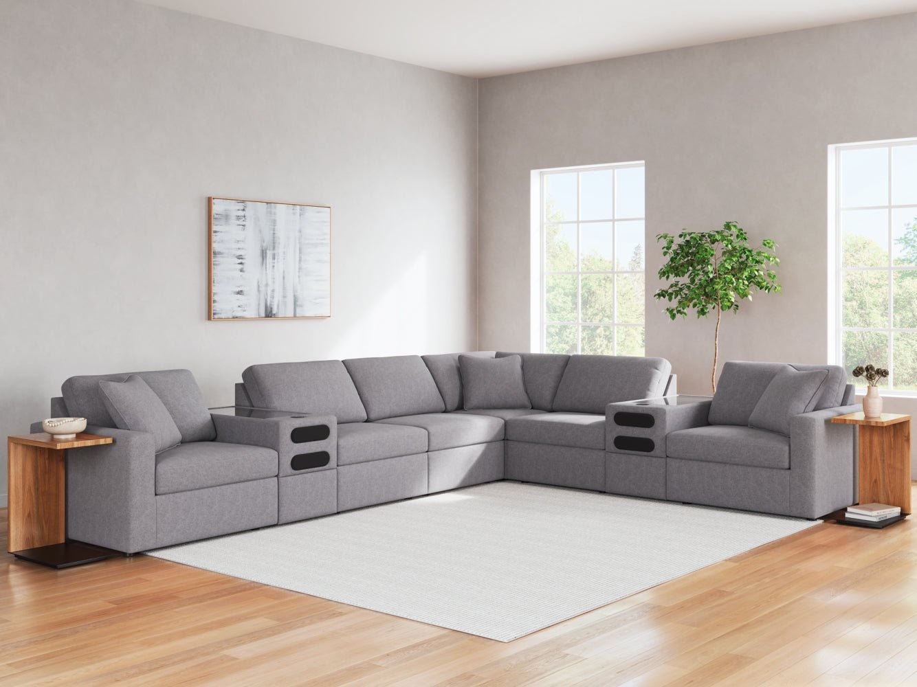 AshleyModmax 8 - Piece Sectional