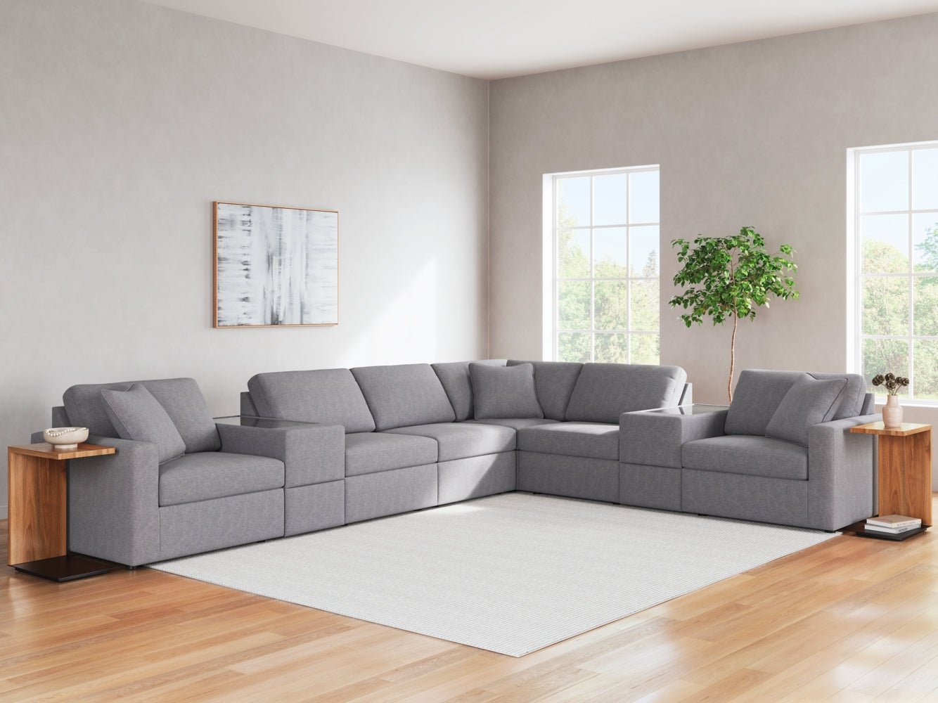 AshleyModmax 8 - Piece Sectional