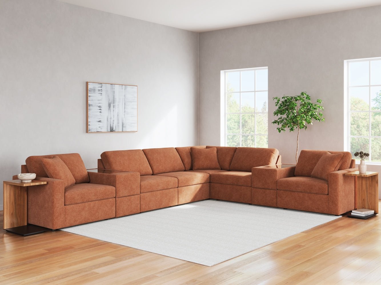 AshleyModmax 8 - Piece Sectional