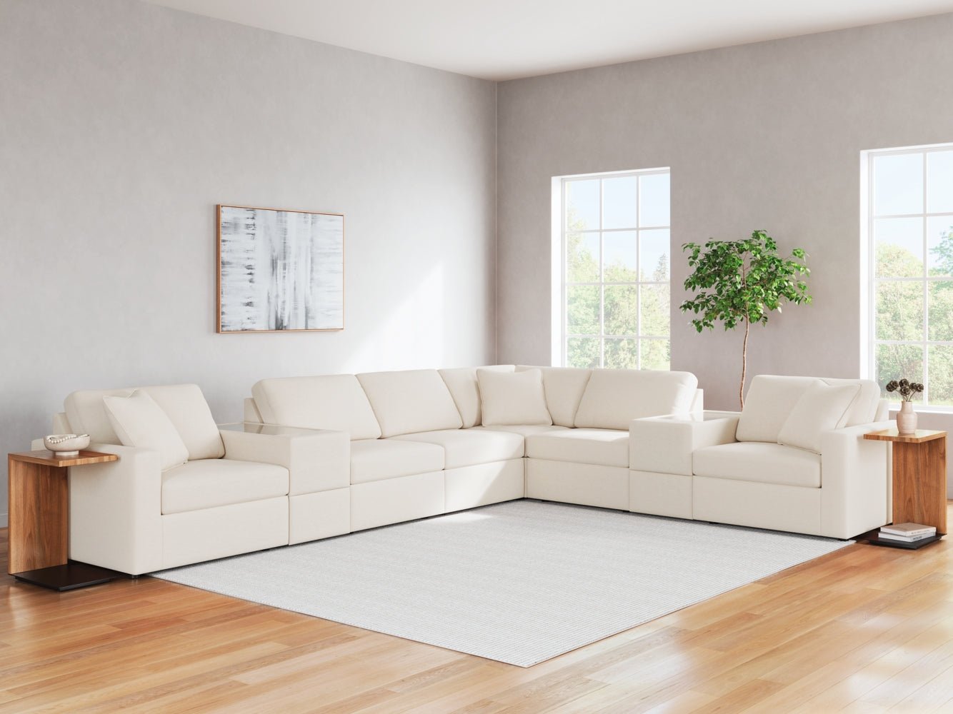 AshleyModmax 8 - Piece Sectional