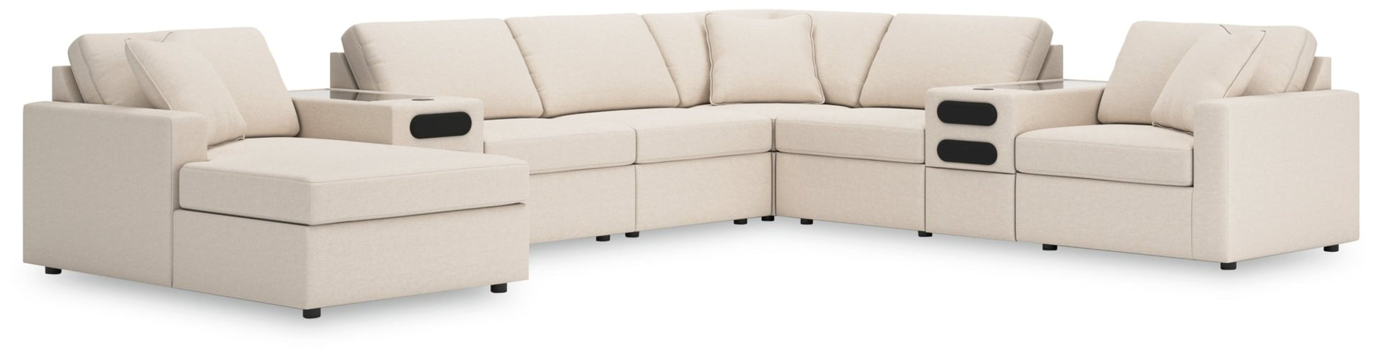 AshleyModmax 8 - Piece Sectional with Audio System and Chaise