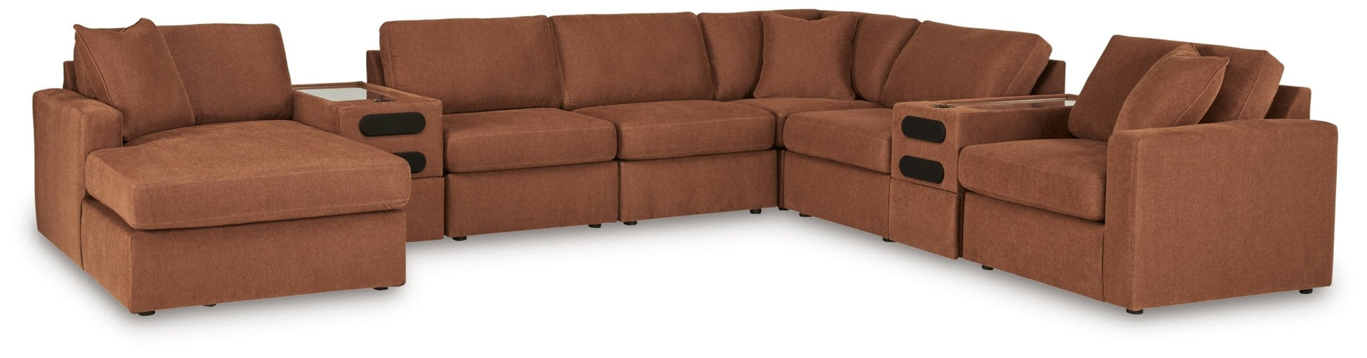 AshleyModmax 8 - Piece Sectional with Audio System and Chaise
