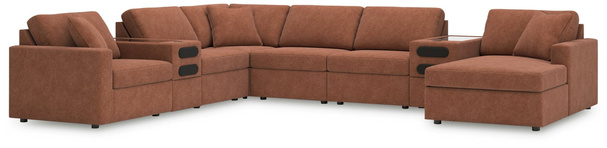 AshleyModmax 8 - Piece Sectional with Audio System and Chaise