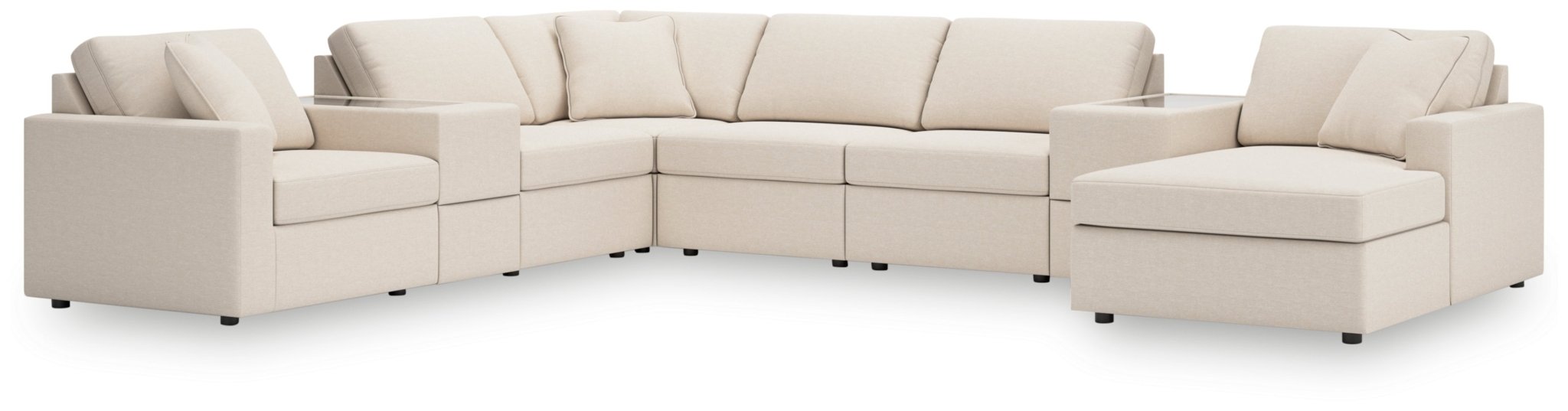 AshleyModmax 8 - Piece Sectional with Chaise