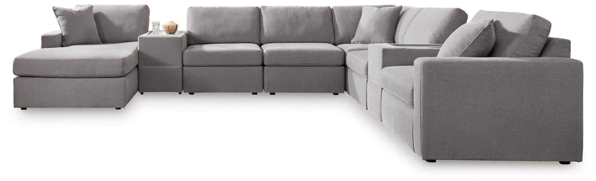 AshleyModmax 8 - Piece Sectional with Chaise