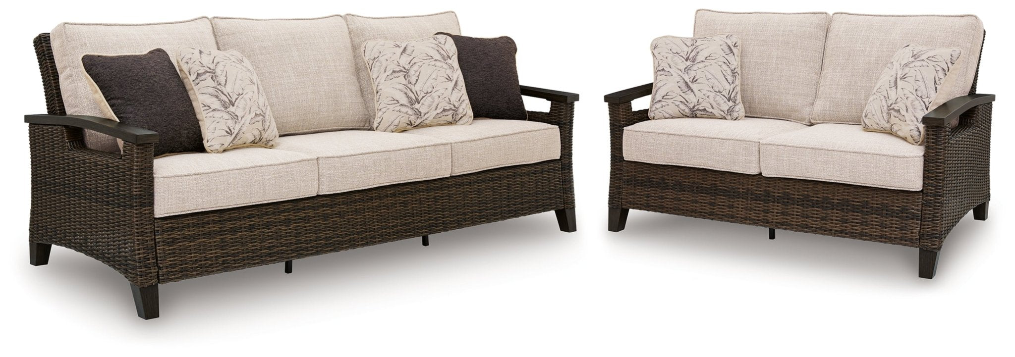 AshleyMonterey Point Outdoor Sofa and Loveseat