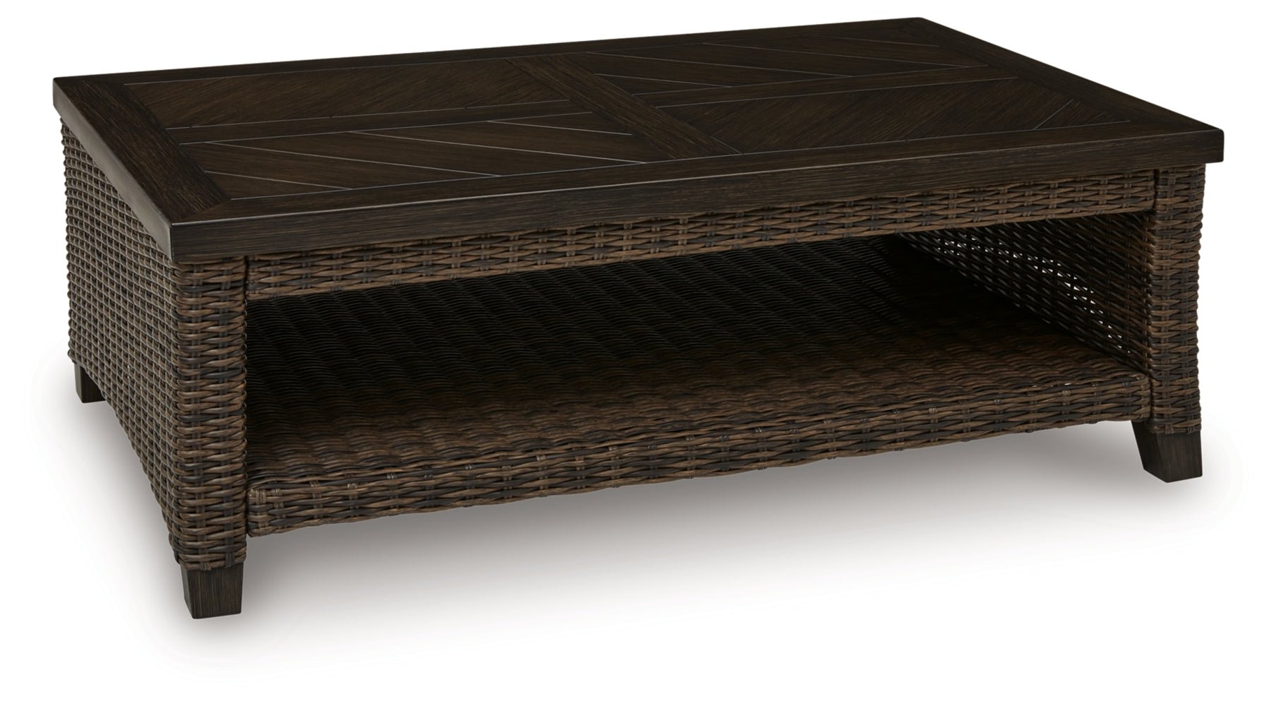 AshleyMonterey Point Outdoor Sofa and Loveseat with Coffee Table