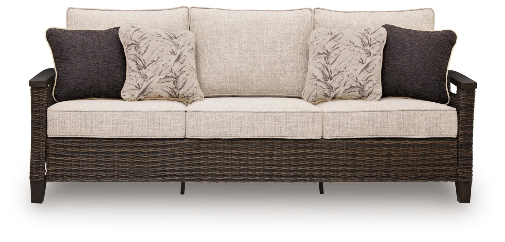AshleyMonterey Point Outdoor Sofa with 2 Lounge Chairs