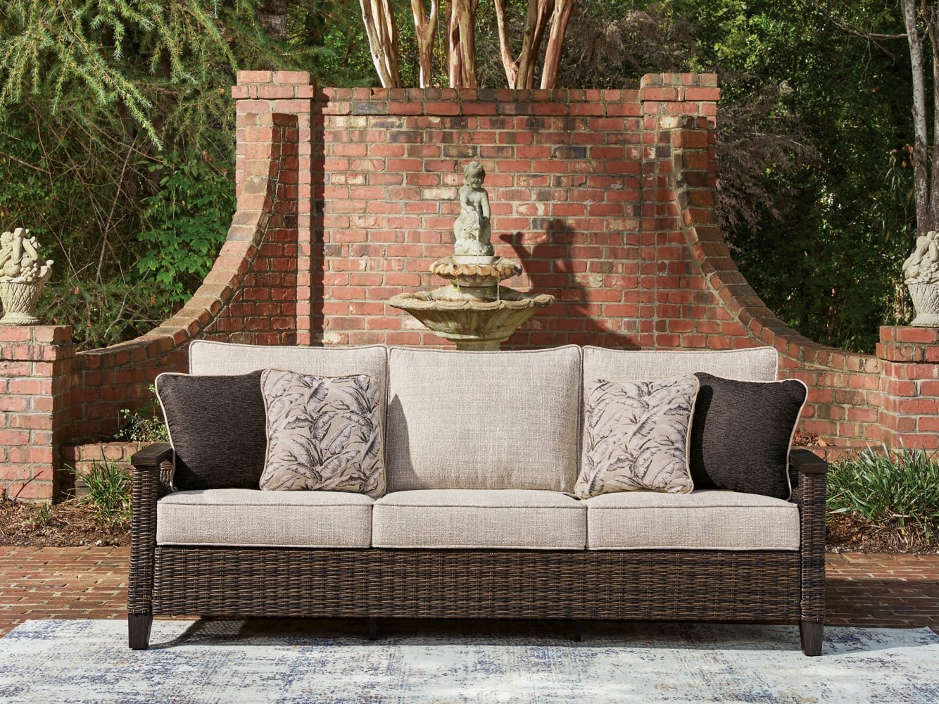 AshleyMonterey Point Outdoor Sofa with Cushion