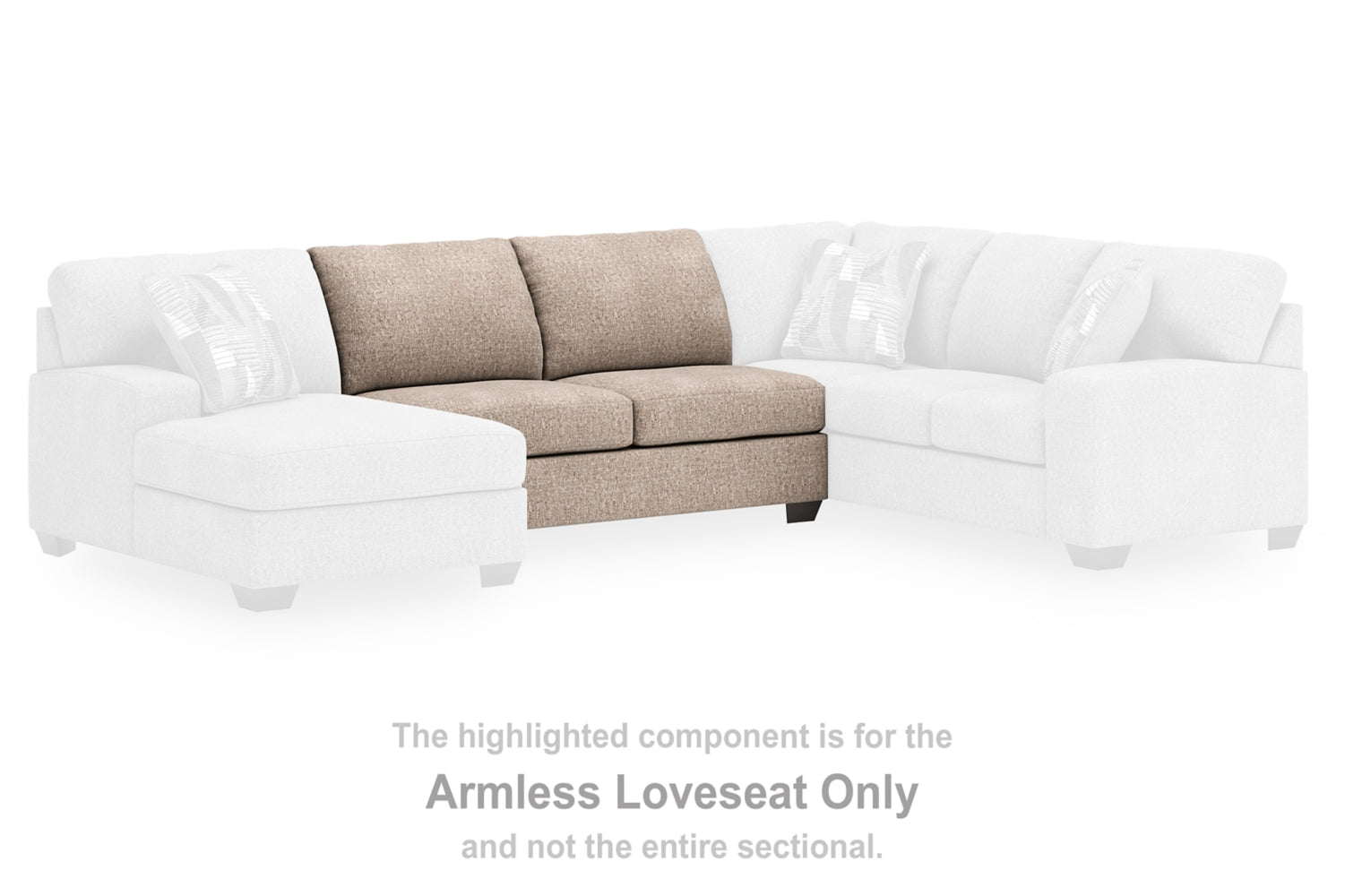 AshleyNewellen 3 - Piece Sectional with Double Chaise