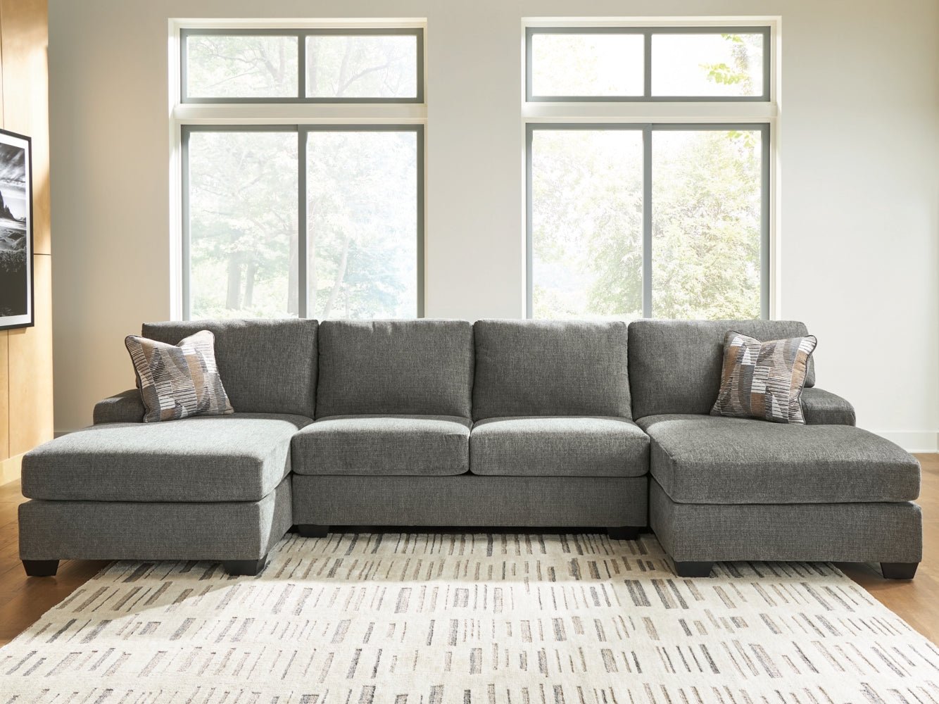 AshleyNewellen 3 - Piece Sectional with Double Chaise