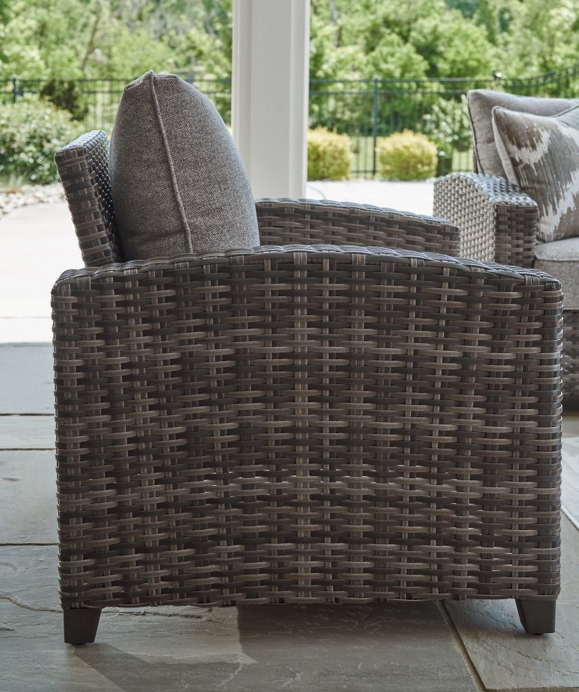 AshleyOasis Court Outdoor Sofa/Chairs/Table Set (Set of 4)