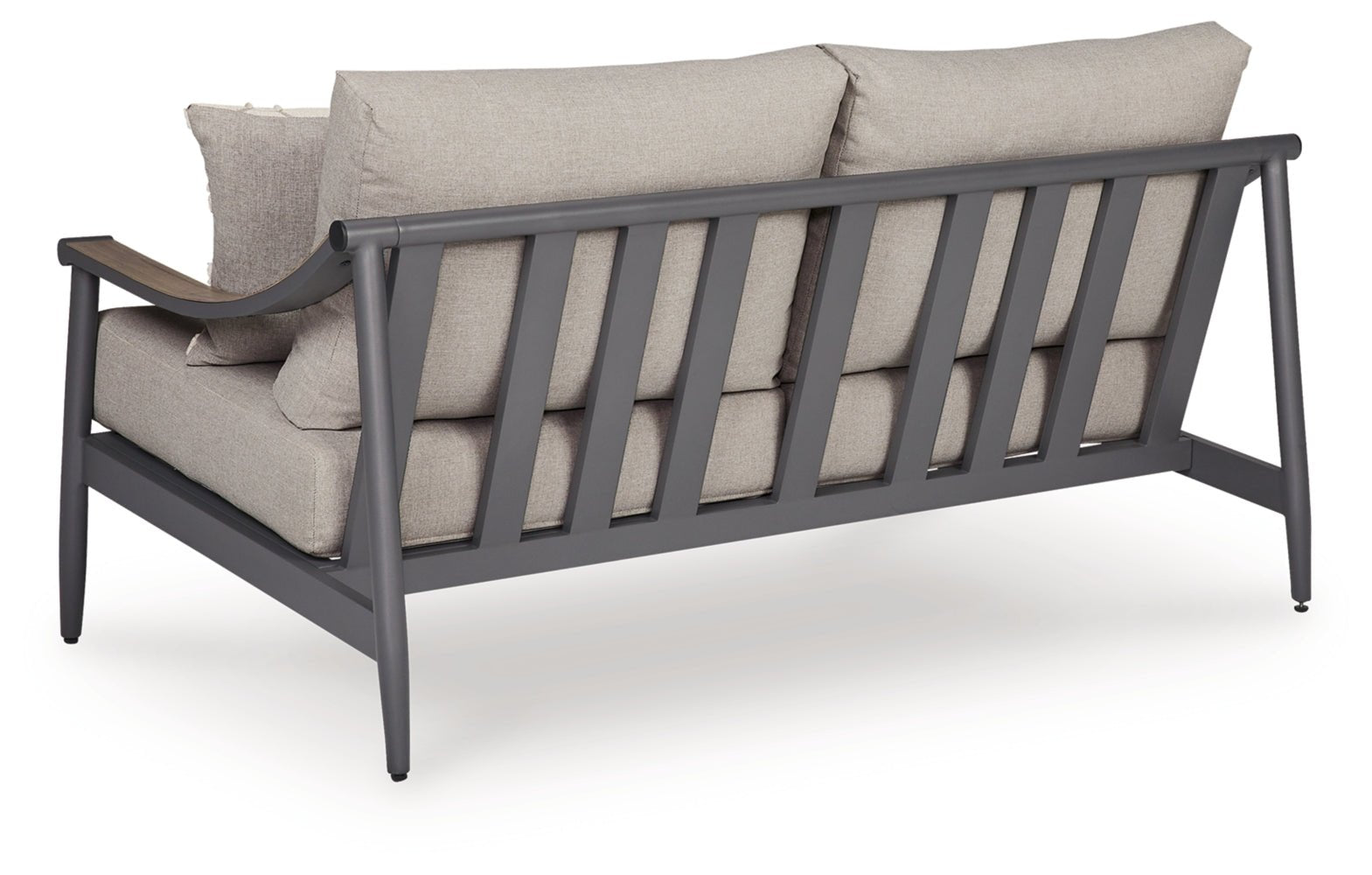 AshleyOcean Beach Outdoor Loveseat with Cushion
