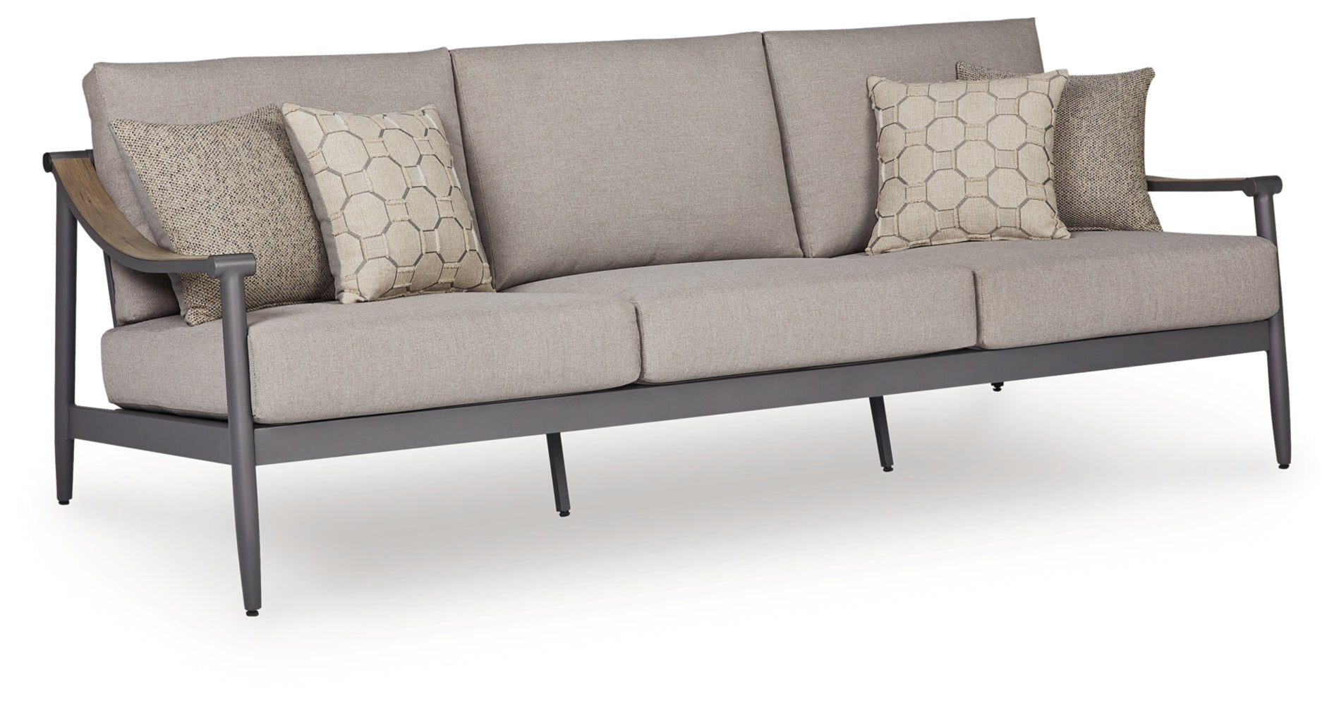 AshleyOcean Beach Outdoor Sofa with Cushion