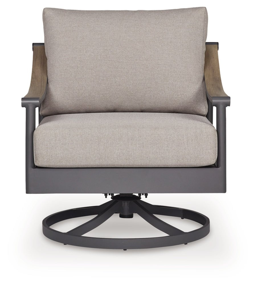 AshleyOcean Beach Outdoor Swivel Lounge with Cushion