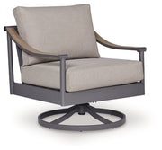 AshleyOcean Beach Outdoor Swivel Lounge with Cushion