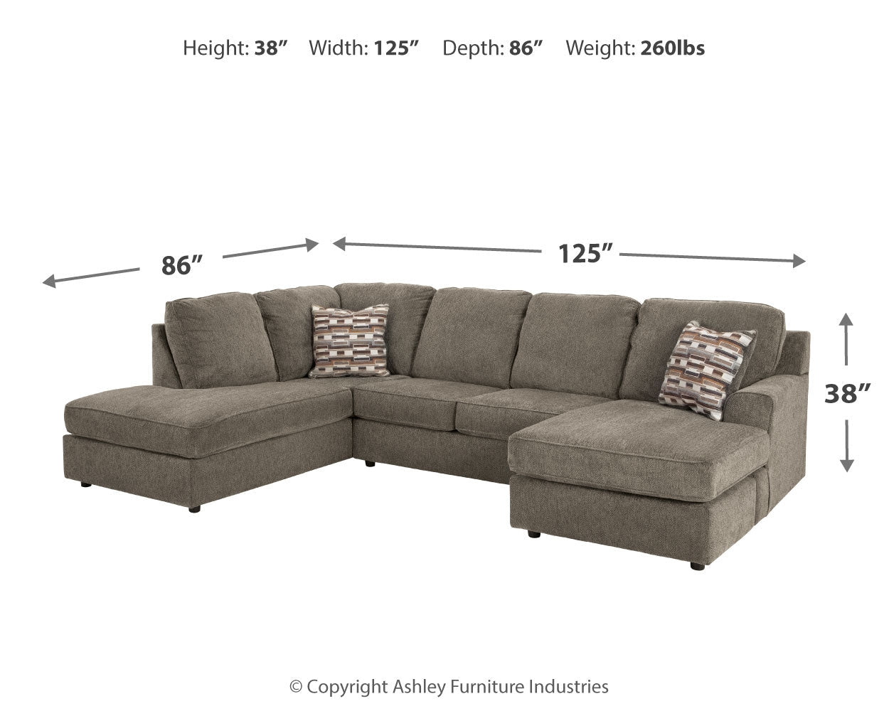 AshleyO'Phannon 2 - Piece Sectional with Chaise