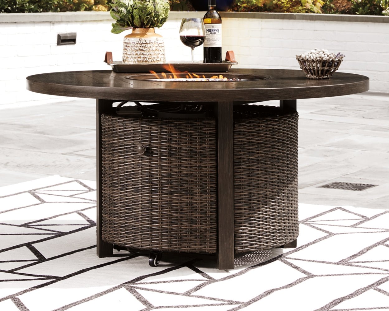 AshleyParadise Trail Fire Pit Table