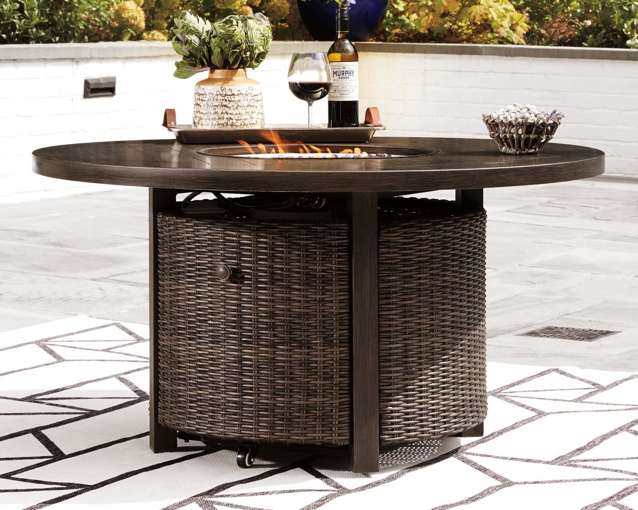 AshleyParadise Trail Fire Pit Table