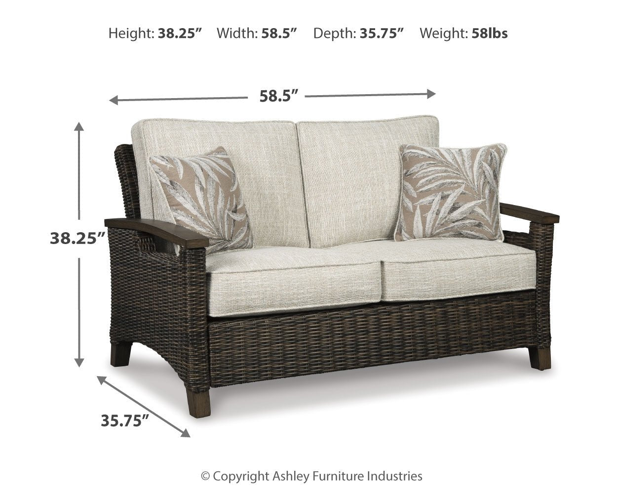 AshleyParadise Trail Outdoor Sofa and Loveseat