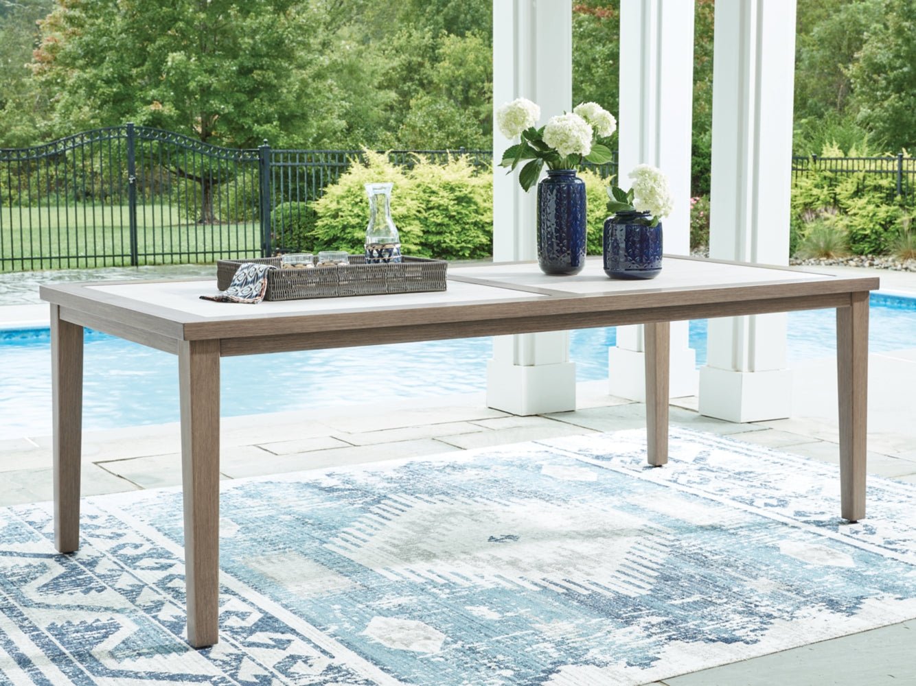 AshleyRainier Ranch Outdoor Dining Table