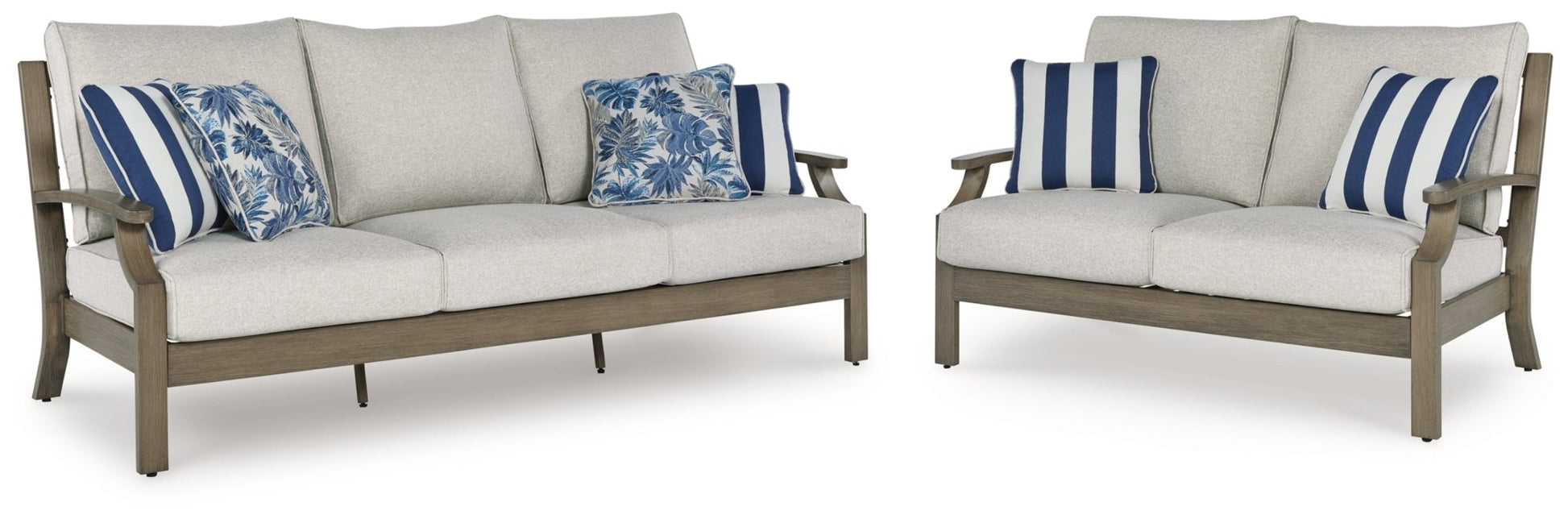 AshleyRainier Ranch Outdoor Sofa and Loveseat