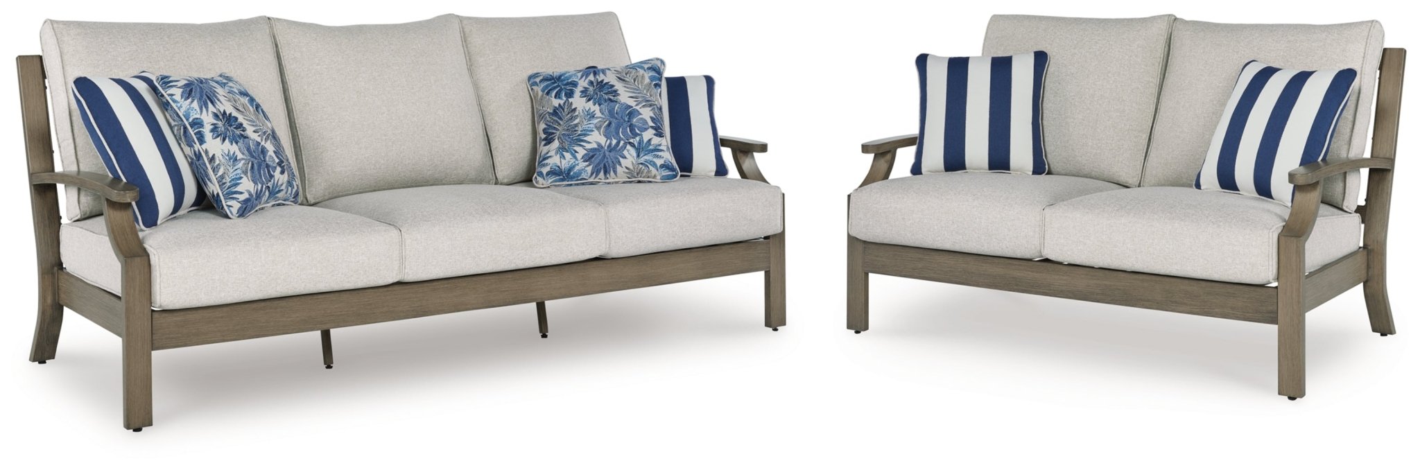 AshleyRainier Ranch Outdoor Sofa and Loveseat